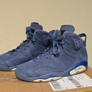 Blue High-Top Sneakers